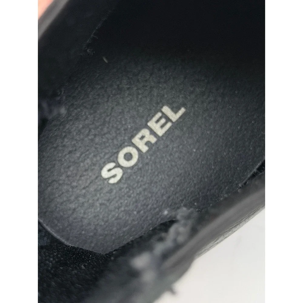 Sorel Madson Chelsea Waterproof Boots Mens 10.5 Black Leather NM3474-010